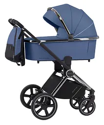Коляска універсальна 2 в 1 для дітей Ultimo NF Arctic Blue від народження (до 22 кг) CARRELLO Синій - мініатюра 2