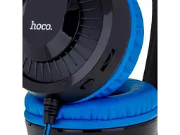 Навушники з мікрофоном Hoco W105 Joyful Black/Blue - мініатюра 3