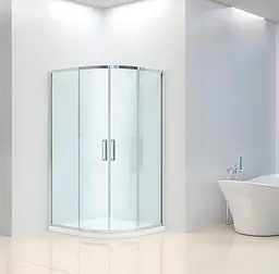 Душова кабіна Dusel A-511 100x100x190 шиншила, Хром, Універсальна, матовий, хром, 100x100 - мініатюра 5