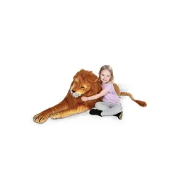 М'яка іграшка Melissa&Doug Гігантський плюшевий лев, 1,8 м (MD12102) - мініатюра 2