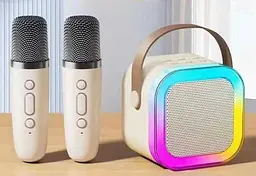 Караоке мікрофон bluetooth 2 мікрофони type-c TF зміна голосу