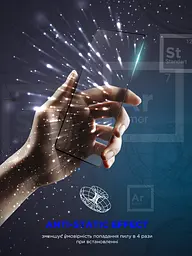 Захисне скло на екран для Samsung Galaxy S26 5G, Space Black Icon, 2.5D загартоване скло на весь екран, глянцеве, плоске, з чорною рамкою, олеофобне, 9H, клейовий шар по всій поверхні, з сіткою для захисту динаміка, ArmorStandart (ARM89248) - мініатюра 5