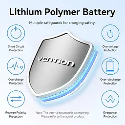 Павербанк Vention Blue 10 000 mAh / 22.5 Вт (FHZL0) - мініатюра 5