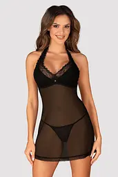 Комплект Obsessive Medilla chemise (Чорний, XS/S) Obsessive 100439 96932