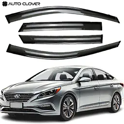 Дефлектори вікон вітровики для Hyundai Sonata LF 2015-2019 4 шт (Auto Clover)