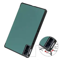 Чохол-книжка BeCover Smart Case для Xiaomi Redmi Pad 10.61" 2022 Dark Green (708724) - мініатюра 4