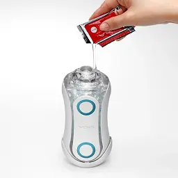Мастурбатор Tenga Flip Orb Blue Rush блакитний - мініатюра 8