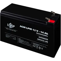 Акумулятор LogicPower AGM 12V [12V/14Ah/168Wh] [4161] [109154] - мініатюра 2