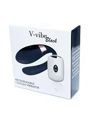 Вібратор для пар V-Vibe Black з пультом керування - мініатюра 10