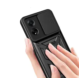 Панель BeCover Military для Oppo A98 5G Black (710024) - мініатюра 4