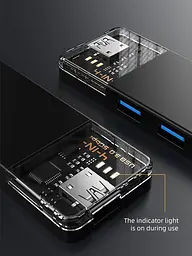 Концентратор Cabletime USB - 4 Port USB 3.0, 5Gbps, 0.15 m (CB01B) - мініатюра 3