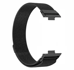 Міланський сітчастий ремінець Primolux для годинника Huawei Watch Fit 3 Black - мініатюра 3