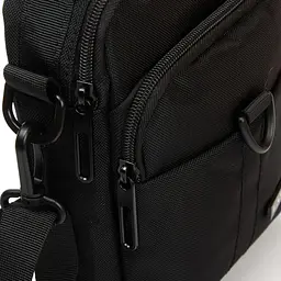 Сумка тканинна LANPAD чоловіча 15х20х8 см Чорний (LAN7685 black) - мініатюра 6