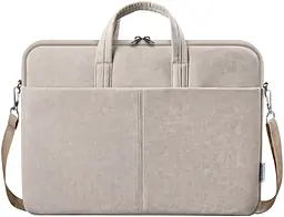 Сумка для ноутбука 15.6'' Defender Solid шкіра, кишеня, бежева