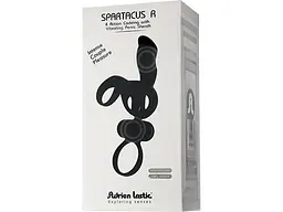 Насадка на пеніс Adrien Lastic Spartacus R (чорний) - мініатюра 3