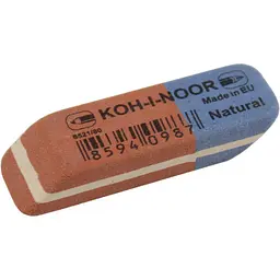 Гумка "Koh-i-noor" Blue Star червоно-синя №6521/80(84)(672) - мініатюра 2