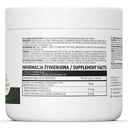 Натуральна добавка OstroVit Vege Ginkgo Biloba 50 г - мініатюра 2