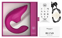 Вакуумний кліторальний стимулятор Womanizer Blend Vibrant Pink Womanizer SX2143 100862 - мініатюра 6
