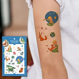 Тату тимчасове в наборі Світ Маленького Принца Tattooshka LM-08 Різнокольоровий shop (4829000017803) - мініатюра 4