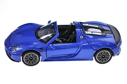 Іграшкова легкова машинка Porsche 918 Spyder 1:24 Автопром світлозвукові ефекти металева 68243A, коробка 25х12, 5х10 см - мініатюра 7