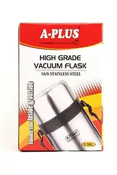Термос харчовий з нержавіючої сталі A-PLUS 1662 500 ml з чохлом - мініатюра 6