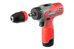 Шуруповерт акумуляторний Intertool DT-0314 12В x 1.5Ач Li-Ion DFR - мініатюра 2