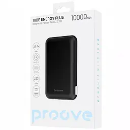 Універсальна мобільна батарея Proove Vibe Energy Plus 22.5W 10000mAh Чорний (PBVE15012203) - мініатюра 3