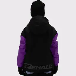 Куртка дитяча Rehall Stussy Junior 2026 152 Чорний-Фіолетовий - мініатюра 2