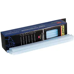 Клейові стрижні універсальні Unifix 11 x 300мм прозорий (в упаковці 1кг)
