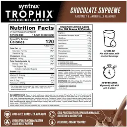 Протеїн Syntrax Trophix Chocolate Supreme 2270 г - мініатюра 2