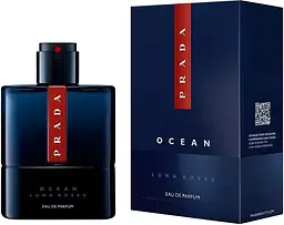 Оригінал Prada Luna Rossa Ocean Eau de Parfume 100 мл Парфумована вода - мініатюра 2