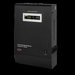 ДБЖ з правильною синусоїдою LogicPower 48V LPY-W-PSW-5000VA + 3500 Вт 10A/20A - мініатюра 2