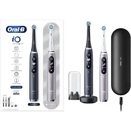 Уцінка. Електрична щітка Oral-B iO Series 9 Duo iOM9d.2J2.2AD 3758+додаткова ручка Black 