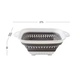 Друшляк складаний MBM My Home KP-75 біло-сірий 2 л (KP-75 WHITE/GRAY) - мініатюра 2