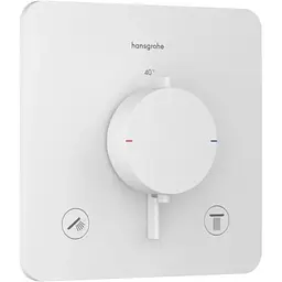 Термостат для душу Hansgrohe Ecostat Comfort Q прихованого монтажу 2 function matt white 33713700