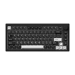 Ігрова механічна клавіатура Akko 5075 V3 / Три режими підключення / Frost Pink Switch / Black White