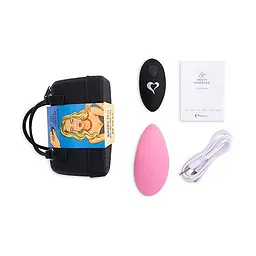 Вібратор в трусики FeelzToys Panty Vibrator Pink з пультом ДК, 6 режимів роботи, сумочка-чохол - мініатюра 6