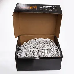 Вулична гірлянда Бахрома GarlandoPro 36 м 600 LED білий дріт Синій 36MWBL - мініатюра 6
