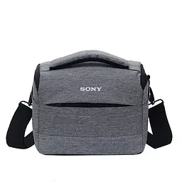 Сумка для фотоапарата Sony α протиударний чохол Sony Alpha Сірий із чорним (IBF064SB)