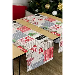 Ранер Прованс Merry Christmas гобеленовий 140x40 см (31476) - мініатюра 2