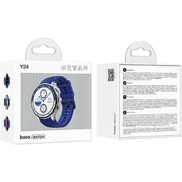 Смарт-годинник HOCO Y24 AMOLED Smart sports watch (call version) Silver - мініатюра 2