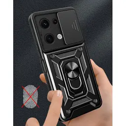 Чохол до мобільного телефона BeCover Military Xiaomi Redmi Note 13 5G Black (711030) - мініатюра 5