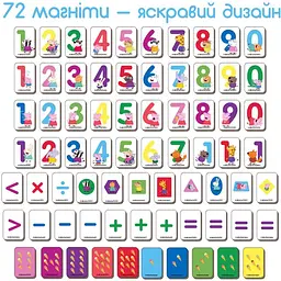 Набір магнітів Magdum Свинка Пеппа Математика ME 5031-11 - мініатюра 3