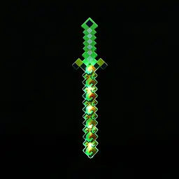 Меч Minecraft 62 см зі звуком і світлом (в асортименті) - мініатюра 3