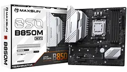 Материнська плата Maxsun Terminator B850M WIFI (MS-TERMINATOR B850M WIFI) (Socket AM5, AMD B850, Micro-ATX) - мініатюра 5