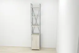 Етажерка 4/34 Ferrum-decor Серії Конект із тумбою 179x34x28 Сірий ДСП Сонома (FRD-104480) - мініатюра 2