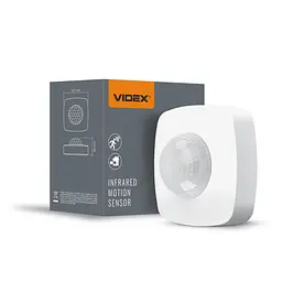 Датчик руху та освітленості Videx VL-SPC24W інфрачервоний білий 220V 1200W (26150-000) - мініатюра 1