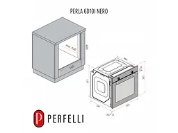Духовка електрична Perfelli PERLA 6D10I NERO - мініатюра 7