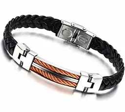 Браслет Primo Steel Rope на руку - Bronze - мініатюра 1