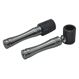 Трубка курильна металева граната HL-188 Black Gray (15659) - мініатюра 3